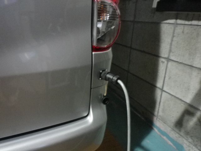 外部充電 キャンピングカープラザ大阪の日記